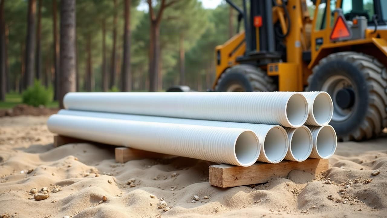 Crépine de forage et massif filtrant dans le sable